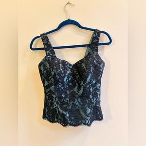 Frascara Beker Fashions Toronto Lace Bustier Sweetheart Neckline Style Top Shirt